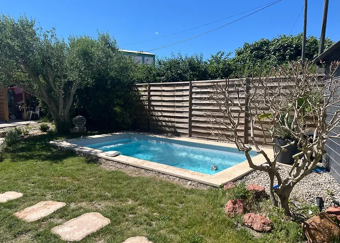 Sasha\'Blue-Terrasse Jardin-Park-Clim-Piscine